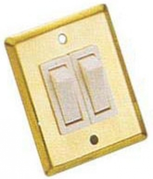 Anahtar Çiftli anahtar, sarı 51x64 mm