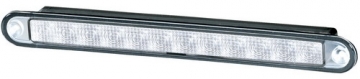 Hella Marine şerit LED’li lamba. Şeffaf lensli, beyaz, mavi veya kırmızı LED’li