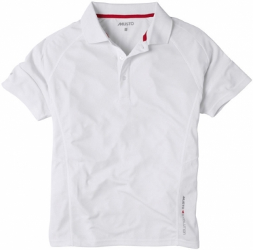 Evolution Yarış Polo Tişört. %100 Polyester. Beyaz.