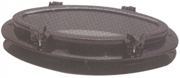 Plastik Lumboz Oval Siyah 20 x 40 cm