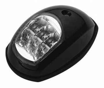 Seyir Feneri 12 V - LED İskele + Sancak Plastik Siyah Takım