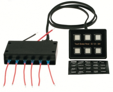 Dokunmatik Switch Panel 6’lı (Sigorta yoktur)