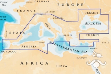 Navionics GPS Haritası 517 Akdeniz