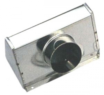 Kollektör kutu, 1910583 için. Paslanmaz çelik. Hortum Ã¸ 76 mm.