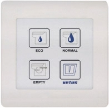 Su geçirmez elektronik kumanda paneli. Vetus TMW tuvalet için.