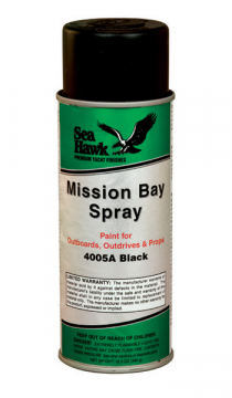 SEA HAWK Mission Bay Sprey pervane zehirlisi, siyah 368 g (12 oz)